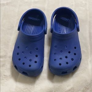 Blue crocs